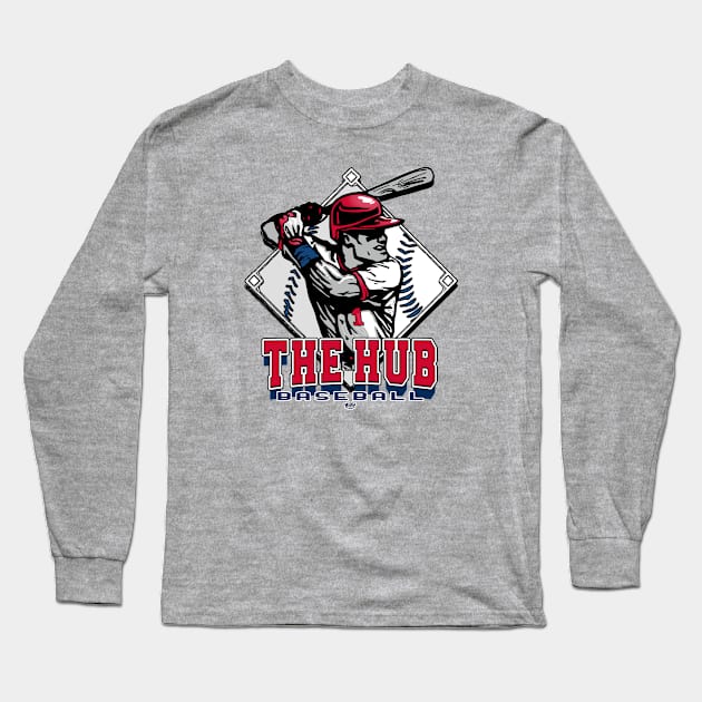 The Hub Forever Baseball Diamond Long Sleeve T-Shirt by MudgeSportswear